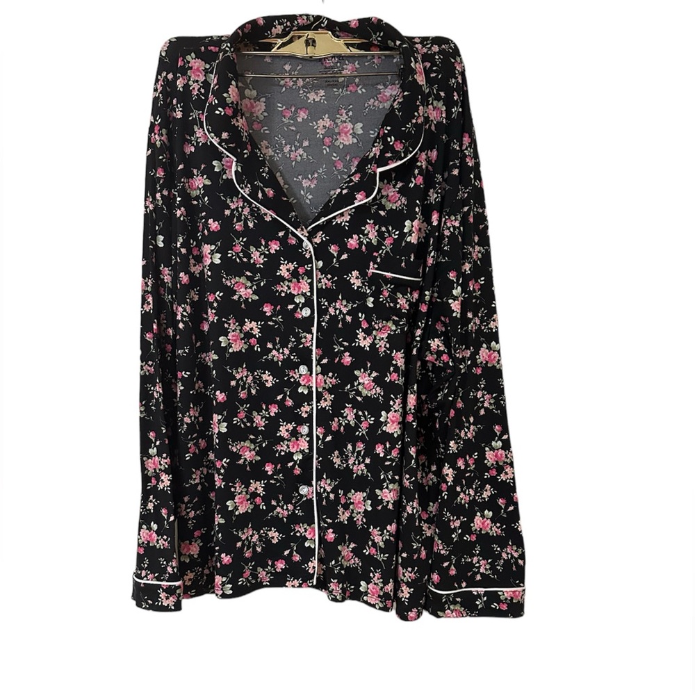 FLORA by Flora Nikrooz Ladies Long Sleeve Notch Collar PJ
